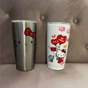 Hello kitty steel tumbler set new